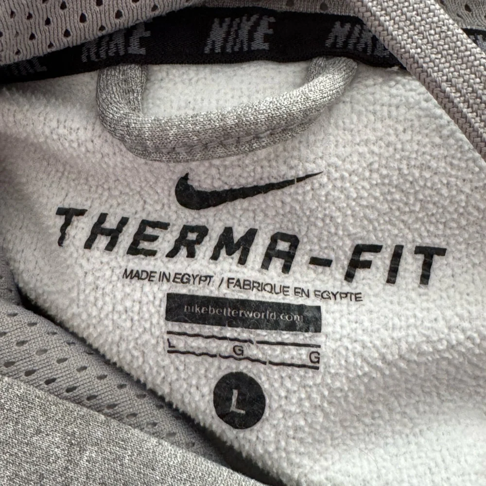 Nike Therma-FIT pullover hoodie Gray Large Comfy Cozy